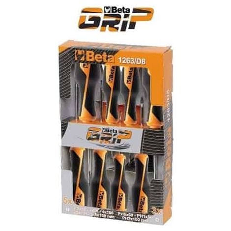 BETA lot de 8 tournevis 1260-1262 - 1263 /D8 - 012630008 (1/4)