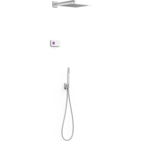 KIT DE GRIFO TERMOSTÁTICO ELECTRÓNICO EMPOTRADO DE 2 VÍAS