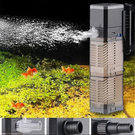 Filtre d'aquarium 3 en 1 et pompe submersible (CHJ-902/20W) (1/5)