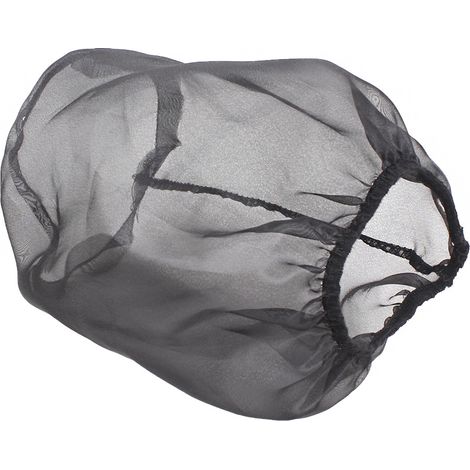 Car modification accessories mushroom-shaped dust cover, air filter cover, waterproof and oil-proof sleeve, 15X12cm mesh cover - black
