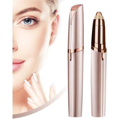 Epilateur Sourcil, Epilateur Electrique Femme Visage, Artefact de Sourcil Indolore, Instrument Rasoir pour Duvet du Visage-Sourcil (1/4)