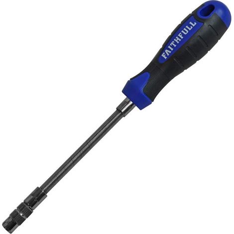 Faithfull Flex Drive Screwdriver 6.5Mm (1/4In) Magnetic (1/4)