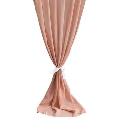 Chemin de table en mousseline 72 x 305 cm, idéal pour mariage, anniversaire, Saint-Valentin, décoration de table, or rose, 31 (1/5)