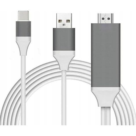 Adattatore cavo Lightning HDMI FHD USB iPhone iPad Zenwire ZC-5 (1/4)