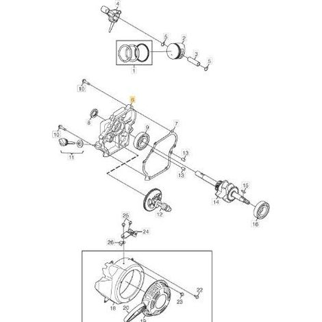 CARTER MOTORE ORIGINALE STIGA - 118550840/0