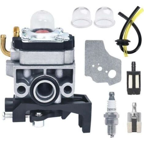 Vergaser-Reparatursatz für Honda GX25, GX35, UMS425E, UMK425E, UMK435E, HHB25, FG110 4-Takt-Freischneider und Laubbläser mit Dichtung, Filter und Ortviai-Zündkerze