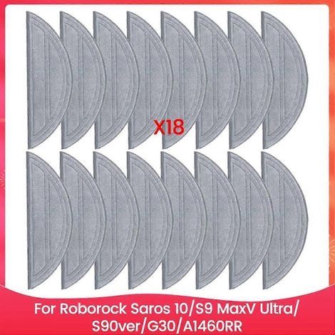 Lingette de nettoyage réutilisable et lavable pour Roborock Saros 10/S9 MaxV Ultra/S90ver/G30/A1460RR (1/5)