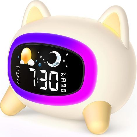 Réveil chien pour enfants (1 pièce) - Réveil éducatif jour et nuit (1/5)