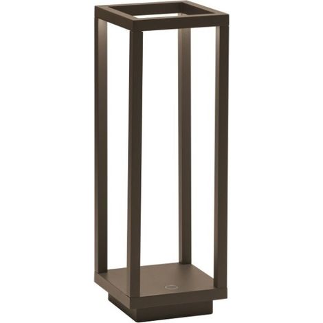 Lanterna Home Corten a Led da 2,2w a batteria IP54 Zafferano