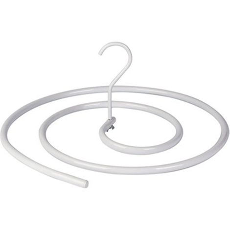 Porte-couverture en spirale en métal, cintre gain de place pour couettes, draps et serviettes de bain