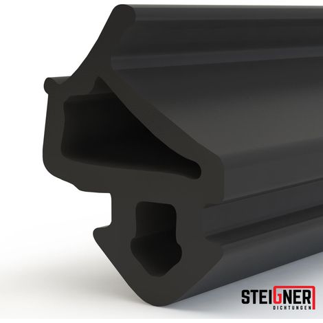 STEIGNER Fensterdichtung Gummidichtung Profildichtung aus TPE, 1m, SFD08 (1/3)