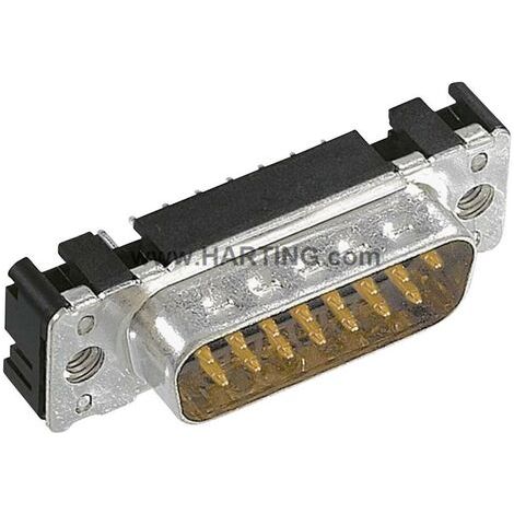 Embase SUB-D mâle 9 pôles HARTING 09651617712 180 ° à souder 1 pc(s) (1/5)