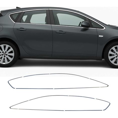 Garniture de Fenêtre pour Opel Astra J HB 2010-2015 Acier Inoxy 12Pcs (1/5)