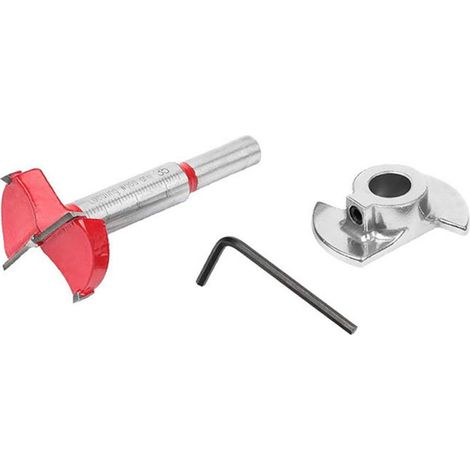 35-mm-Holzbohrer mit verstellbarer Bohrschablone aus Aluminiumlegierung, präziser Scharnierpositionierer, professionelles Holzbearbeitungswerkzeug (1/5)