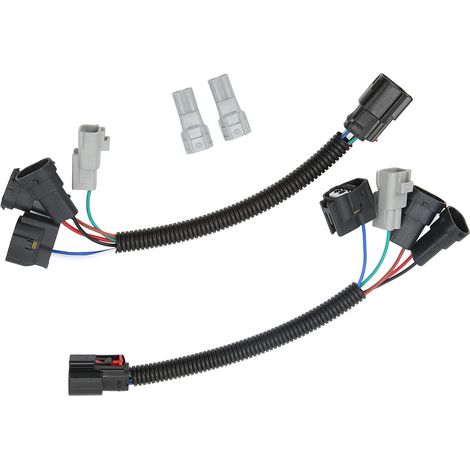 Faisceau de câblage adaptateur LED pour phares Tacoma 2016-2021, kit de conversion feux de croisement et de route, 2 pièces, connecteur de câblage haute performance, compatible ampoules H11. (1/5)
