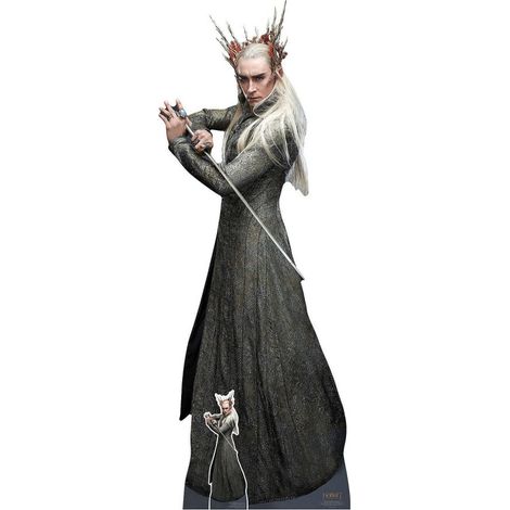 Figurine en carton  Thranduil Vertefeuille - Le Seigneur des Anneaux - Haut 191 cm (1/5)