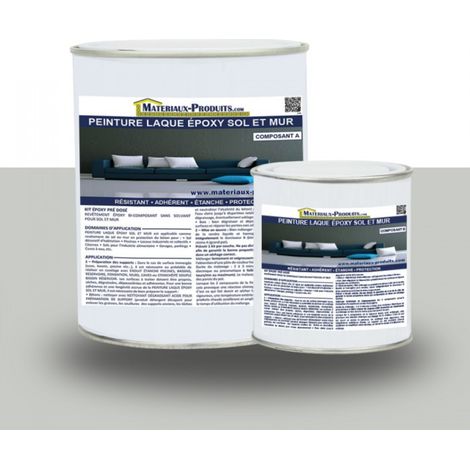 Peinture laque Epoxy Sol et Mur - 1 Kg Gris clair - MATPRO (1/5)