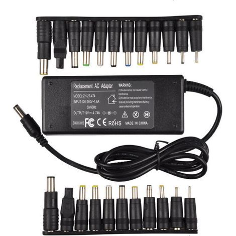 Chargeur Adaptateur De Puissance Universel 19V 4.74A 90W Pour Acer Asus Dell Hp Lenovo Samsung Toshiba Ordinateur Portable 18.5V (1/4)
