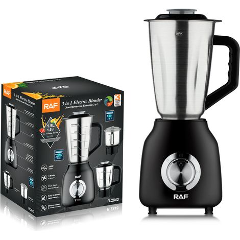 Robot culinaire électrique multifonctionnel, extracteur de jus, mixeur innovant pour cuisines en inox (1/5)