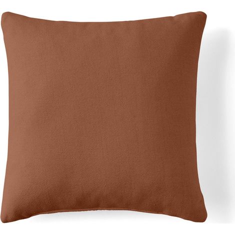 Onyx - coussin - en tissu - 45x45 cm - rouille (1/5)