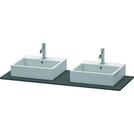 Duravit XSquare Konsole, 2 Ausschnitte, 1400x16x550mm, (1/5)