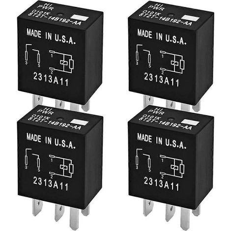 Relais 8T2T-14B192-AA - Relais automobile 4 broches 12 V CC pour (1/5)