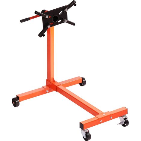 Support de moteur rotatif 340 kg avec tête ajustable à 360 degrés, chariot fonte avec 4 roulettes et bras réglables pour (1/5)