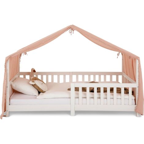 Rideau de lit LIAN Rose (1/5)