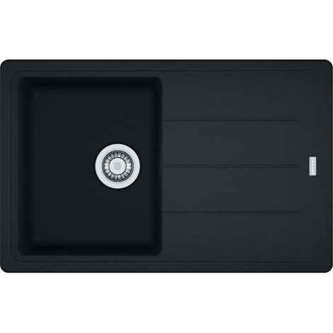 Évier Basis Fragranit BFG 611-78 - onyx - manuel - 780 x 500 x 200 mm (sous-meuble 45 cm) - Franke (1/2)