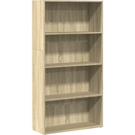Maison Exclusive - Bücherregal Sonoma-Eiche 80x30x152 cm Holzwerk