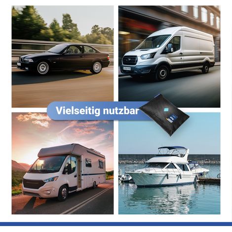 Feuchtigkeitsabsorber für das Auto mit Anzeige, 2x 400g, WENKO (1/5)