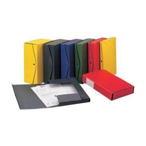 King Mec Caja de Archivo Project Lomo 4 Cm 25x35 Cm Azul - Paquete de 5 Uds