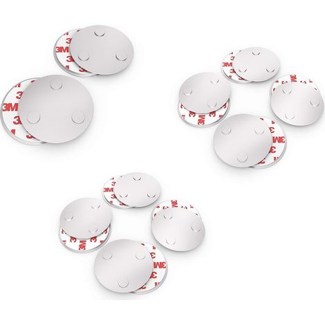 Support magnétique, magnétique universel pour détecteurs de fumée Détecteur de fumée à alarme (ensemble de 10) (1/5)