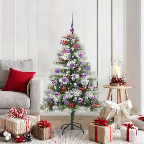 Árbol de Navidad artificial verde y 150 cm