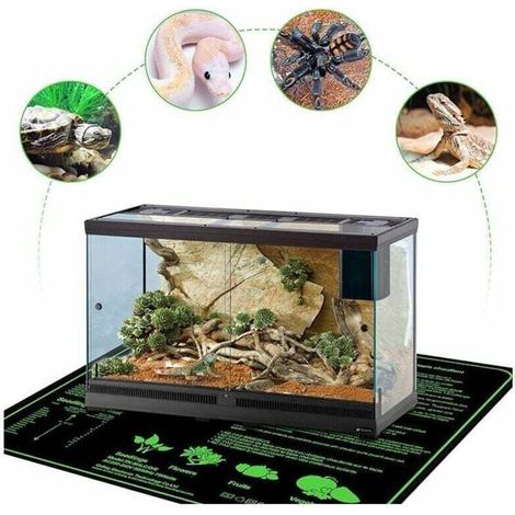 Tapis Chauffant Adjustable avec Contrôleur de Thermostat Serres Chauffantes Hydroponique Imperméable,50.8cm x 50.8 cm.. (1/3)