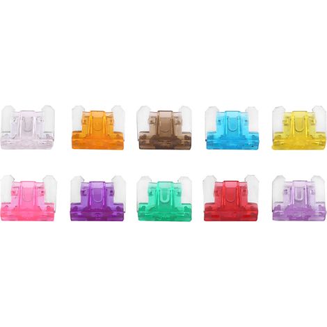 Lot de 100 fusibles à lame mini et micro 3A-35A pour voiture camion SUV automobile (1/5)