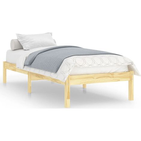 Maison Exclusive - Estructura de cama sin colchón madera maciza 9