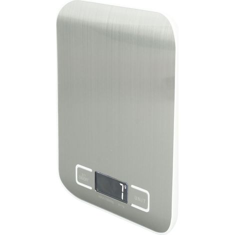 Digitale Küchenwaage, wiederaufladbar, wasserdicht, mit LCD-Display, ideal zum Kochen und Backen, bis 10 kg, 1 g. (1/5)
