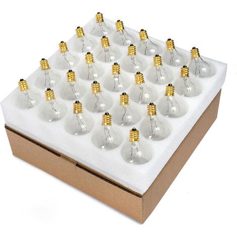 E12 7W compatible LED bulbs (pack of 25) for G40 bulbs - AquaForge