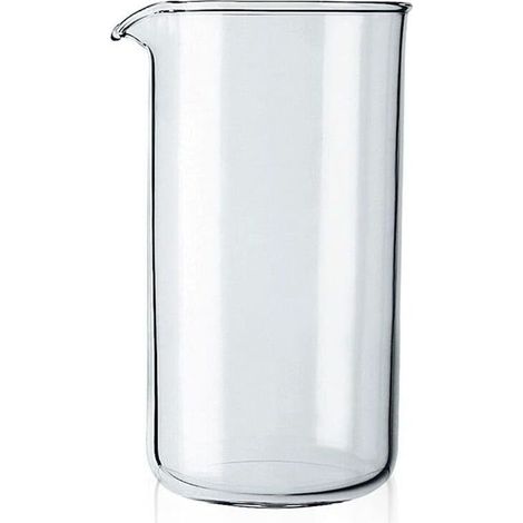 Bécher de rechange pour presse à café, verre – Transparent (Capacité : trois tasses, 0,35 L, 12 oz)