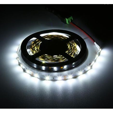 Ruban LED RGB bande lumineuse pour décoration intérieure - 4 m / Non étanche - Blanc (1/4)