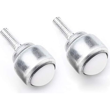 Set of 2 nylon ball bearing rollers for transmission system, power supply system (CY-25D, M8 male thread) (1/5)