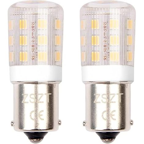 BA15S LED 12V 24V Bulb Warm White 3000K, Bayonet Single Contact 1156 1141 Replacement Interior Lighting RV Caravan Boat (1/5)