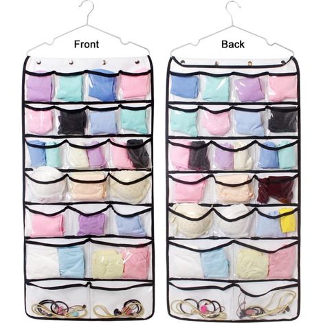Paracity over-the-door shoe organizer with 42 double-sided pockets (1/5)