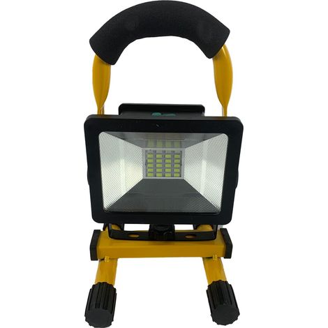 Projecteur Led 20 W Rechargeable Portable Imperméable Lampe Spot D'urgence (1/5)