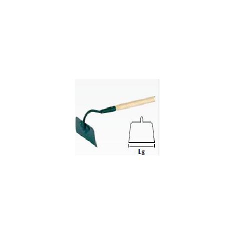 Leborgne – Binette nanterre auto-affûtante 14 cm – Lame en acier pour décompactage et désherbage – Manche bois certifié PEFC 130 cm