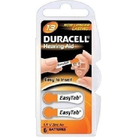 Duracell blister 6 x 1,4v 1,4v hÖrgerÄtebatterien13