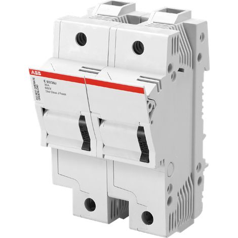 Porte Fusible E 92/30s Classe J 2P- 30A 600V AC/DC av. indicateur fusion 2CSM204782R1801 ABB T234493