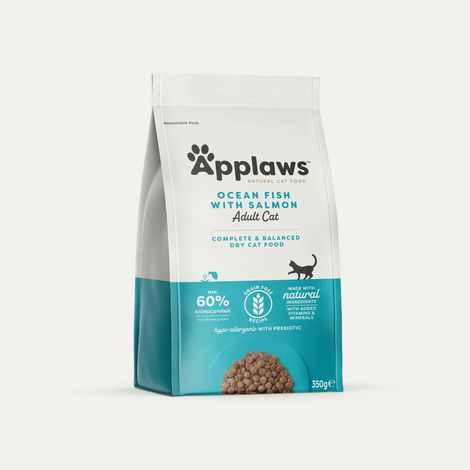 Applaws Premium Cibo Secco per Gatti Adulti Sterilizzato al Pesce di Mare 350g (1/2)