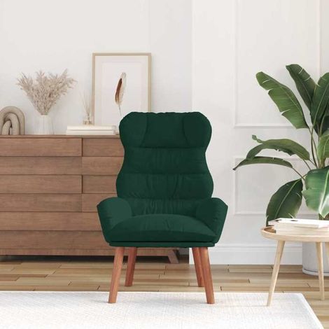 42001889 fauteuil Vert foncé 69 x 74 x 93 cm Velours (1/5)